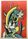 Fernand LEGER : Quadrichromie : Les oiseaux 1952