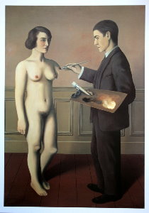 Magritte poster, An Attempt at the Impossible, 1928