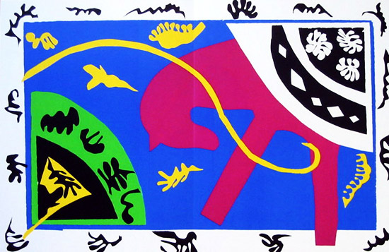 Henri MATISSE : Lithograph JAZZ : The Horse, the horsewoman and the Clown