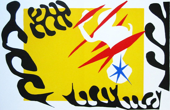 Lithographie Henri Matisse : JAZZ : Le Cauchemar de l'lphant blanc
