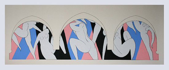 Srigraphie Henri Matisse : La danse, 1935-36