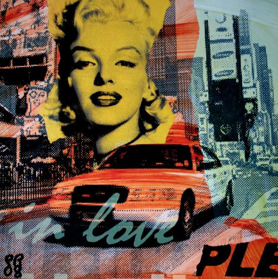 Paul RAYNAL : Marilyn MONROE - In love : Reproduction, Fine Art print, poster