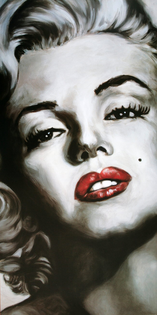 Frank RITTER : Marilyn MONROE - Glamorous : Reproduction en Affiche d'art, poster