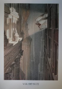 Affiche d'Art Schuiten, Vol de nuit