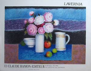 Angelina Lavernia Lithograph - Le bouquet au pichet