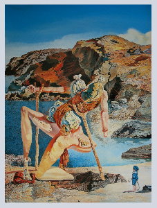 Affiche Dali, Le Spectre du Sex Appeal, 1932