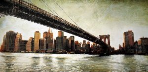 Affiche Matthew Daniels, Brooklyn Bridge View