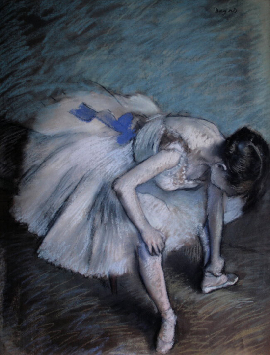 Affiche Edgar Degas : Danseuse assise I (1881-1883)