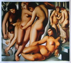 Lmina De Lempicka, Cuarto de bao de las mujeres, 1929