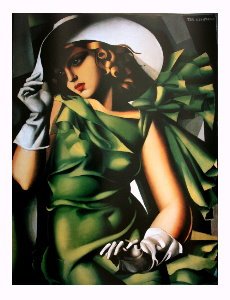 Lmina De Lempicka, Chica en verde, 1930
