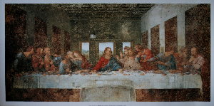 Leonardo Da Vinci poster, The Last Supper, 1494-1497