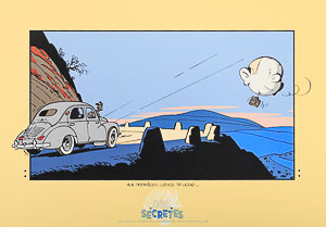 Franquin serigraph, Spirou & Fantasio : La mauvaise tte