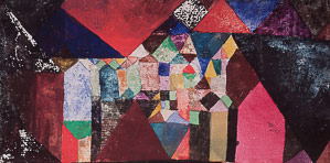 Paul Klee print, Municipal Jewel, 1917
