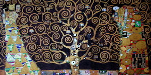 Lmina Gustav Klimt, El rbol de la vida (marrn), 1909