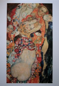 Lmina Gustav Klimt, La novia, 1917-18