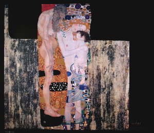 Lmina Gustav Klimt, Les trois ges de la femme, 1905