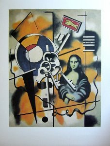 Affiche Fernand Lger, La Joconde aux cls
