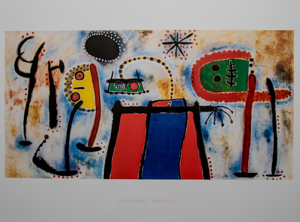 Lmina Joan Miro, Peinture