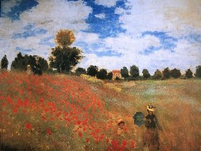 Affiche Monet, Coquelicots, 1873