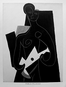 Affiche Picasso, Femme  la guitare, 1924