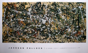 Jackson Pollock poster, Number 8, 1949