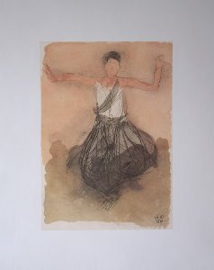 Affiche Rodin, Danseuses cambodgiennes IV,1906