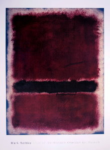 Affiche Mark Rothko, Sans titre, 1963