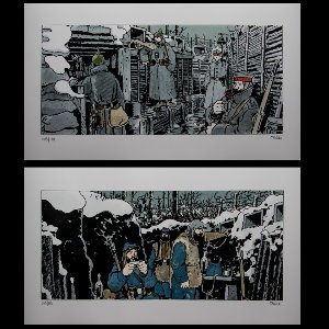 Jacques Tardi Signed Fine Art Pigment Prints, It Was the War of the Trenches