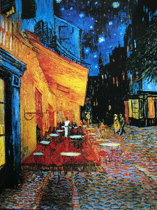 Stampa Van Gogh, Terrazza del caff di notte, 1888