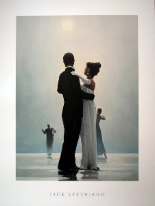 Jack Vettriano print, Dance me to the end of love