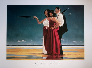 Jack Vettriano print, The Missing Man I