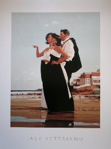 Affiche Jack Vettriano, The Missing Man II