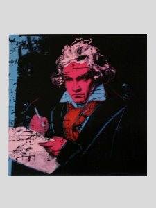 Affiche Warhol, Beethoven (Red face), 1987