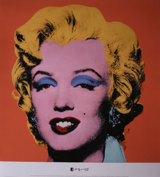 Affiche Andy Warhol : Marilyn Monroe - Shot Orange, 1964