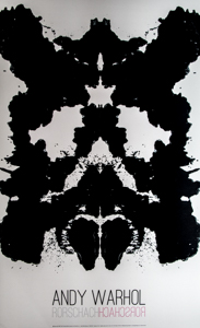 Affiche Warhol, Rorschach, 1984