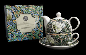 Duo thire et tasse en porcelaine William Morris : Pimpernel