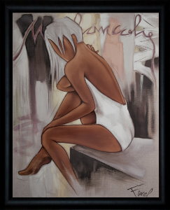 Pierre Farel framed print : Mlancolie