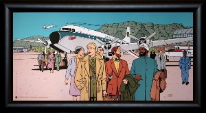 Affiche encadre Andr Juillard : Un long vol sans histoire