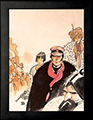 Corto Maltese (Hugo Pratt) framed print : Sibrie