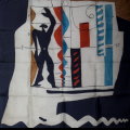 Le Corbusier scarf : Modulor (unfolded)