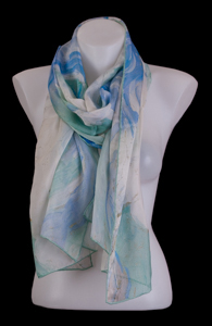 Van Gogh silk scarf : Wheatfield