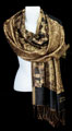 Etole tisse de soie Gustav Klimt : Art Nouveau (or)