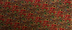 Echarpe Gustav Klimt : Art Nouveau (rouge) (dpli)
