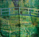 Foulard carr Claude Monet : Pont Japonais de Giverny (dpli)