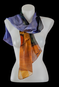 Edward Munch silk scarf : Nuit dt