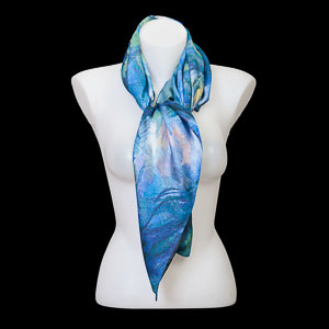Paul Czanne Square scarf : Lake Annecy