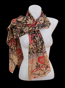 William Morris silk scarf : Compton