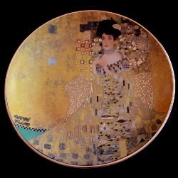 Goebel : Assiette Gustav Klimt : Adle Bloch (20 cm)
