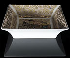 Coupe en porcelaine Gustav Klimt : L'accomplissement, Goebel (dtail 3)