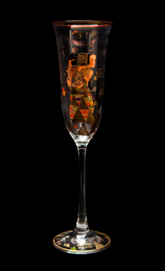 Flte  Champagne Klimt : L'attente